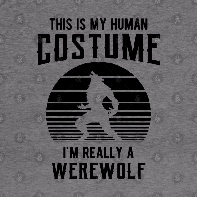 Werewolf - This is my human costume I'm really a werewolf by KC Happy Shop